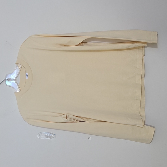 & Other Stories Yellow Long Sleeves Tee  Sweatshirt Size 6 - Picture 1 of 7